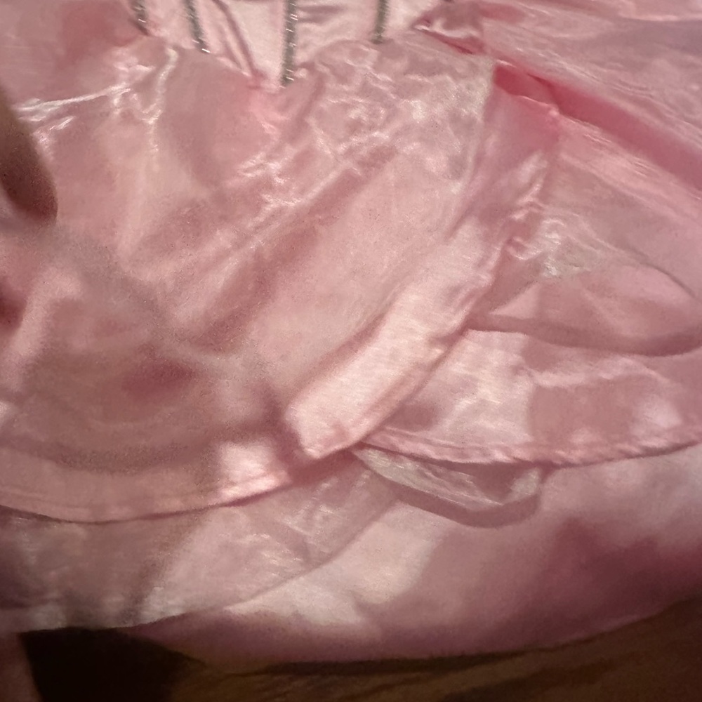 Dolls Kill Glinda Wicked Bubbly witch Pink Fairy Costume M NWT - Picture 10 of 14